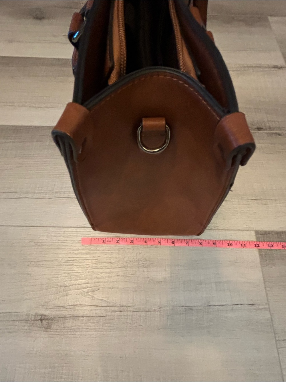 LOVEVOOK Brown Faux Leather Laptop Tote Work Bag USB Charging Port - Picture 12 of 12